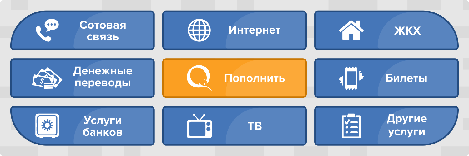 как пополнить киви